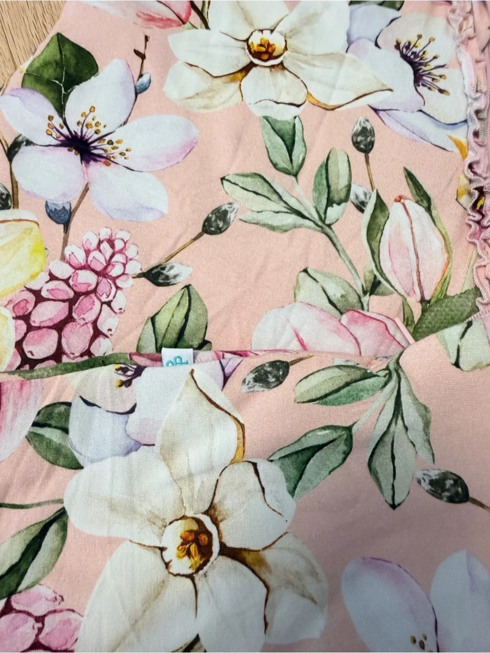 Posh Peanut Pink Floral Sleeveless Sleep Sack